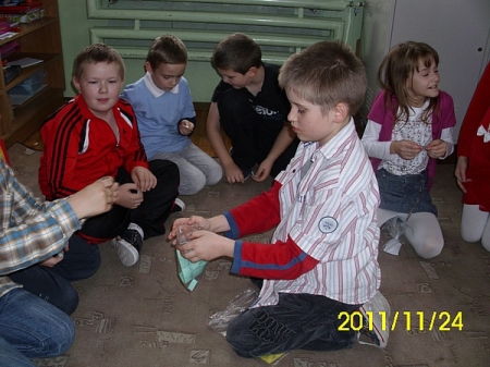 Spotkanie andrzejkowe w klasie IIIb