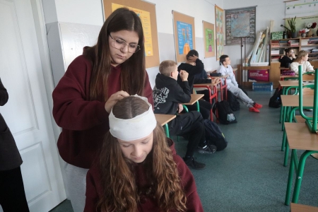 Pierwsza pomoc z „Odblaskową szkołą: