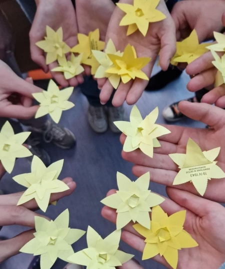 Żonkile zakwitły w naszej szkole - wyjątkowe zajęcia dla najmłodszych