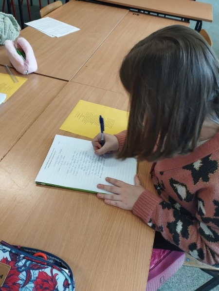 Konkurs kaligraficzny dla klas IV