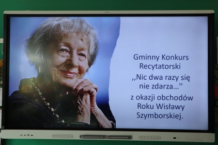 “Nic dwa razy się nie zdarza...” - Gminny Konkurs Recytatorski
