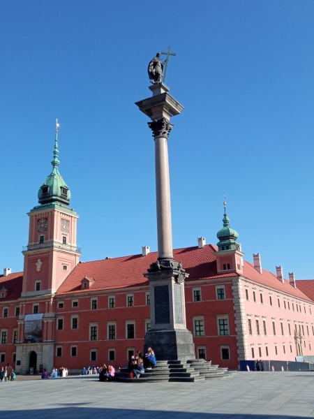 Uczniowie klasy IVb w Warszawie