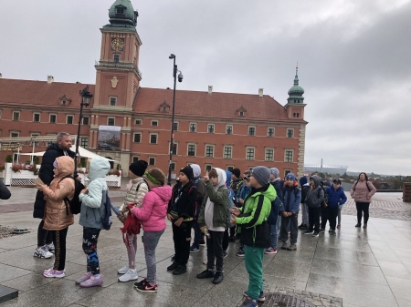 Wycieczka klasy IIIa i IIIb do Warszawy