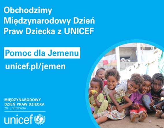 Międzynarodowy Dzień Praw Dziecka z UNICEF - pomoc dla Jemenu