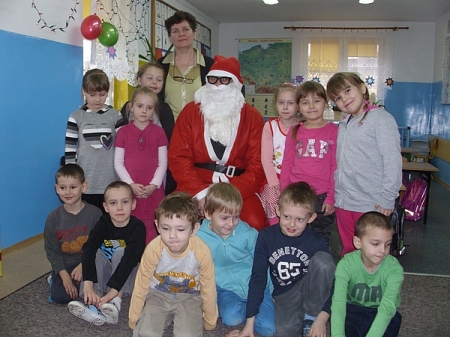 Mikołaj w klasie Ib