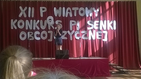 XII Powiatowy Konkurs Piosenki Obcojęzycznej